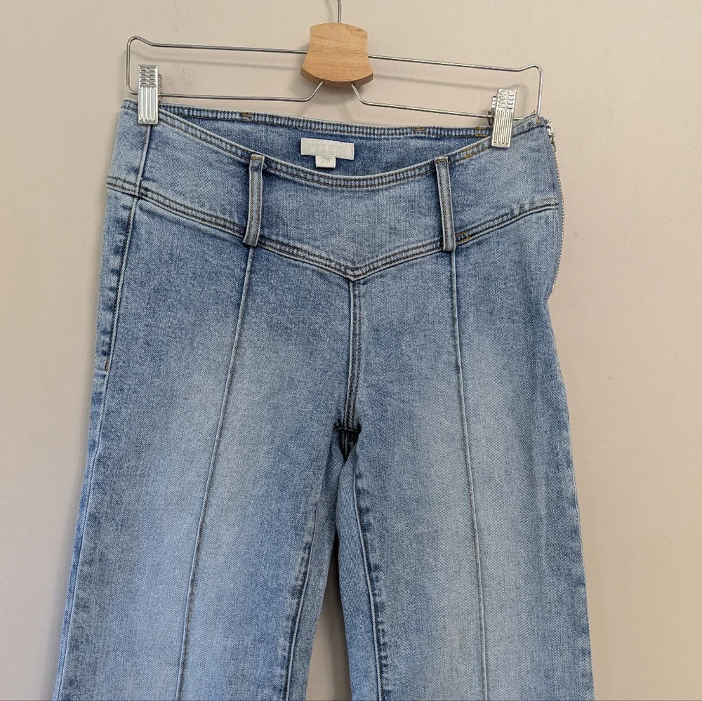 Miss Sixty Nixie Low-rise‎ Flared Jeans Y2K Light Wash